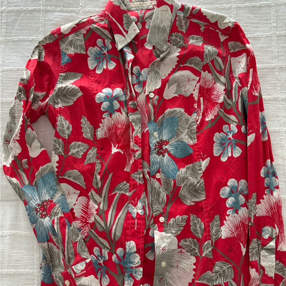 Floral Button-Up Shirt